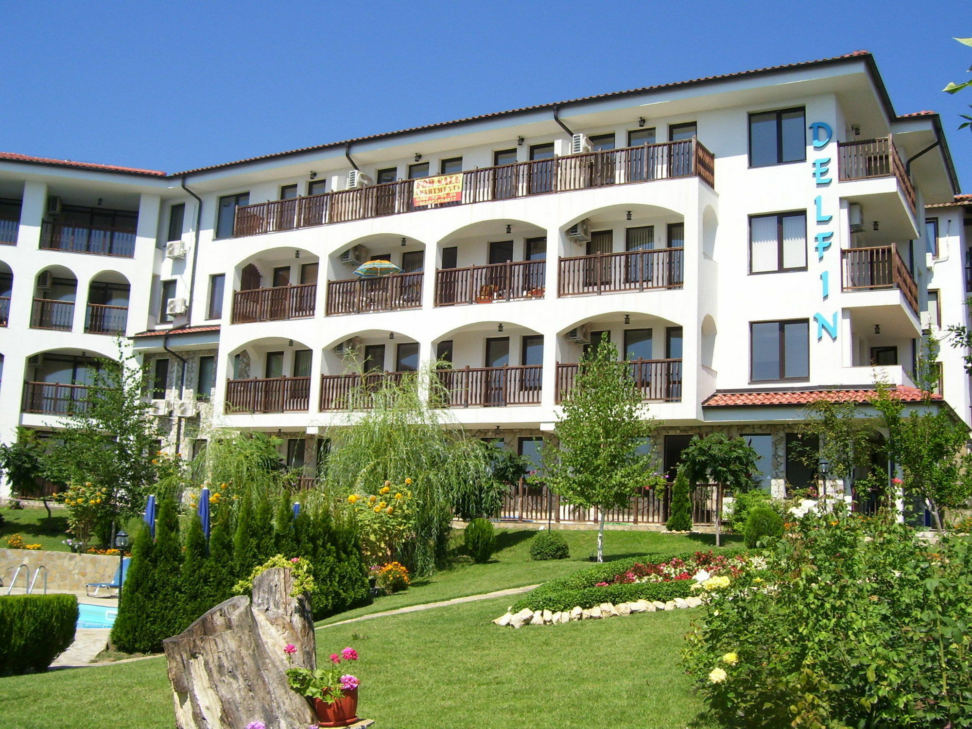 Delfin Apart Complex Sveti Vlas Buitenkant foto